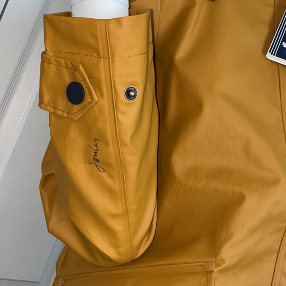 Joules Jackets & Coats Nwt Joules Mustard Sailaway Short Rain Coat